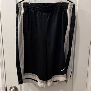 Nike Black & Gray Sports Shorts